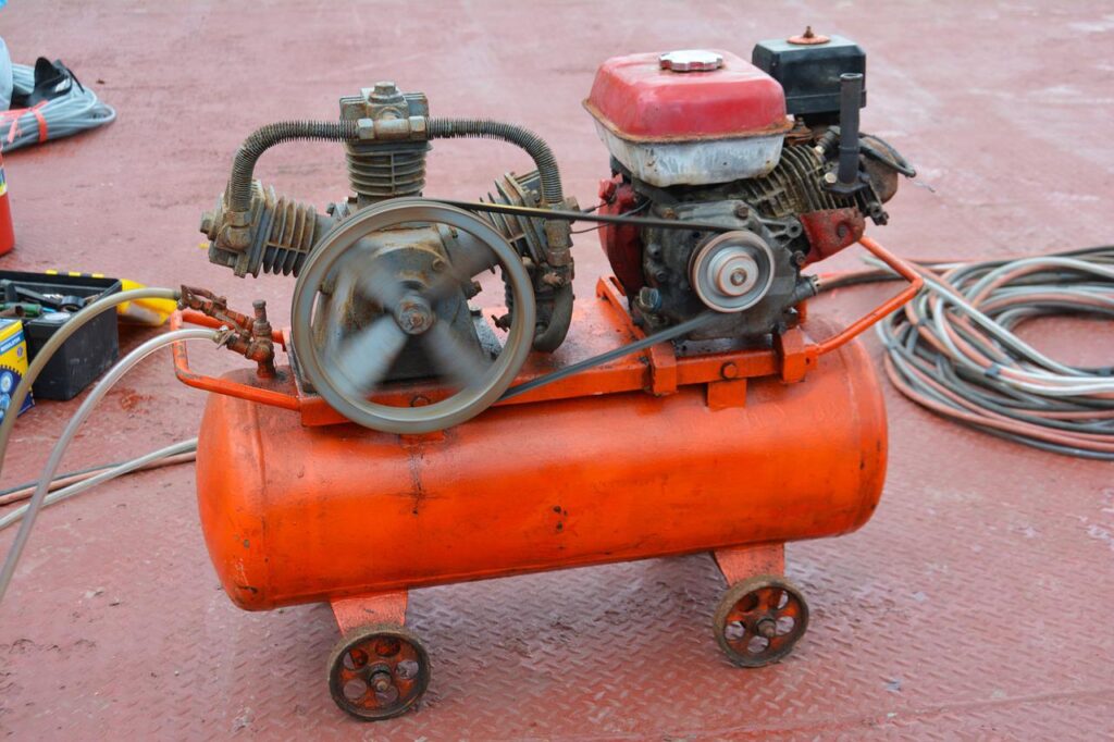 round tank air compressor